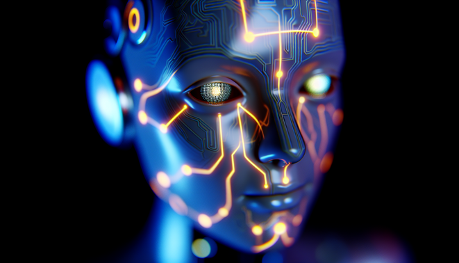 alt_text: Cover image depicting AI self-preservation: humanoid figure amidst city, symbolizing tech risks and safety.