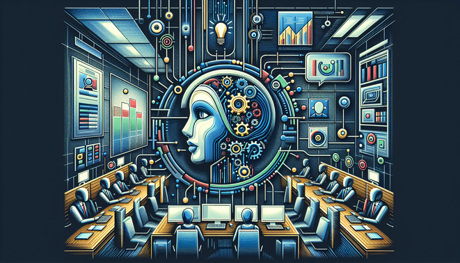 alt_text: Cover for a report on AI chatbots in business, featuring logos, modern design, and professional imagery.