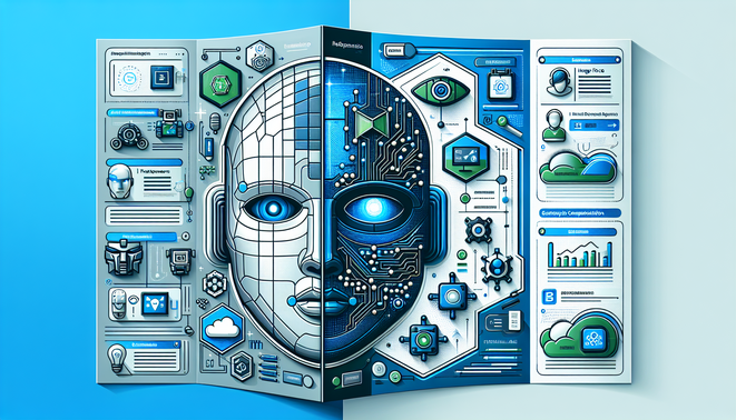 alt_text: Cover image comparing Hugging Face and OpenAI APIs, showcasing AI themes for enterprise analysis.
