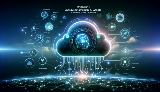 alt_text: "Cover image showcasing autonomous AI agents in cloud computing with key components and real-world applications."