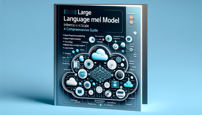 alt_text: A tech-savvy cover image for a guide on LLM inference, featuring cloud themes, architecture, and optimization.