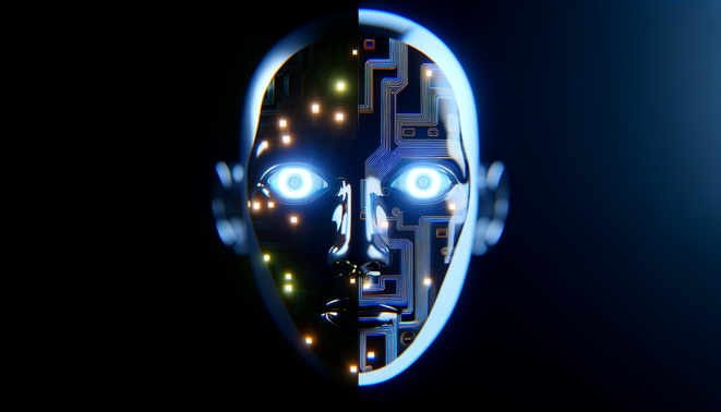 alt_text: A vibrant cover depicting AI innovation, featuring entrepreneurs engaging with prompts in a futuristic setting.