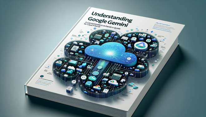 alt_text: Cover image for "Understanding Google Gemini" featuring AI concepts, cloud integration, and business icons.