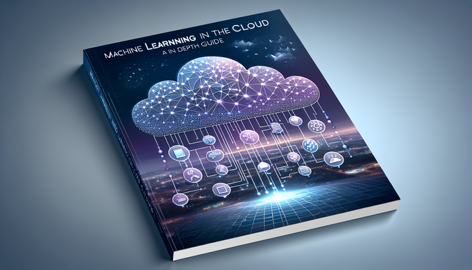 alt_text: A sophisticated book cover showcasing machine learning and cloud computing with modern graphics.