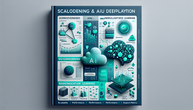 alt_text: A modern cover image showcasing AI model types: supervised, unsupervised, and reinforcement learning with cloud motifs.