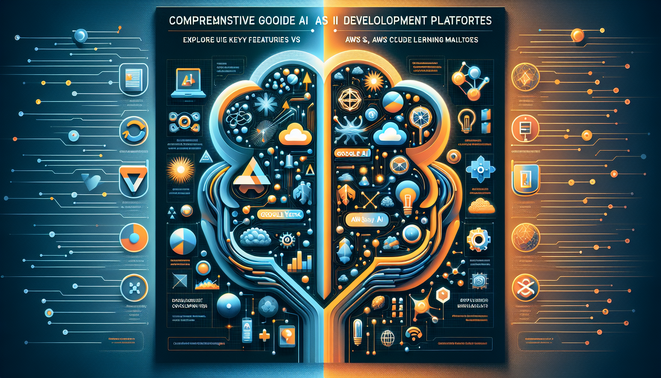 alt_text: A cover image contrasting Google Vertex AI and AWS SageMaker, showcasing AI tech and innovation.