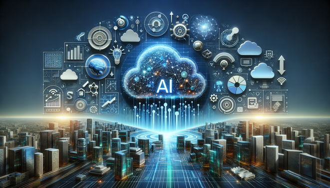 alt_text: Futuristic cover image showcasing AI, cloud, and SaaS integration for enterprise transformation.