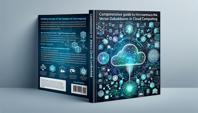 alt_text: Cover for a guide on vector databases in cloud computing, featuring futuristic data graphics and icons.