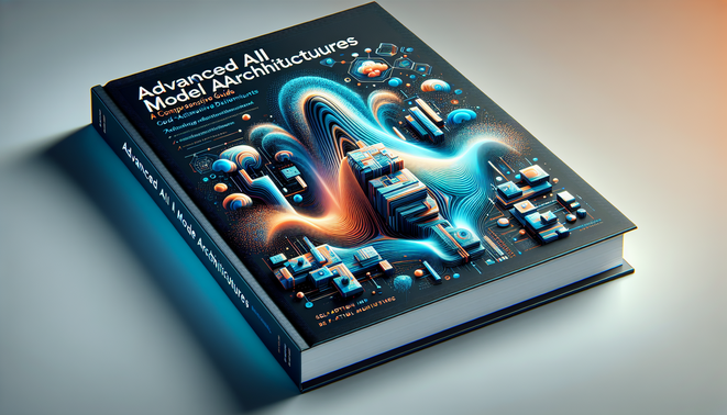 alt_text: Professional book cover for "Advanced AI Model Architectures", featuring abstract AI elements and vibrant colors.