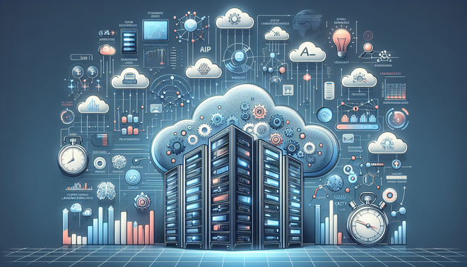 alt_text: A modern cover image depicting cloud infrastructure, AI models, and cost-efficient data management.