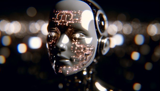 alt_text: A dynamic cover image showcasing AI advancements in healthcare through split-screen medical visuals and text.