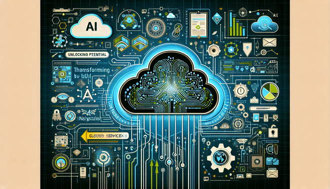 alt_text: Visualize AI enhancing cloud services for enterprises, symbolizing innovation, efficiency, and data flow.