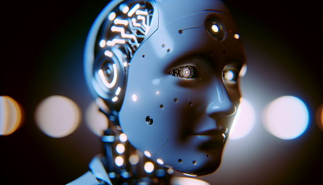 alt_text: "AI empowers finance with dynamic data, efficient decision-making, and futuristic innovation."