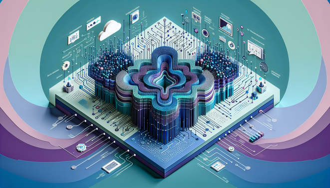 alt_text: Cover image depicting a stylized transformer model with fluid data paths and a modern tech color palette.
