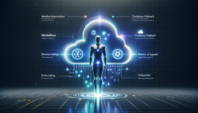 alt_text: Cover design for AI agents in cloud environments, showcasing automation, connectivity, and innovation.