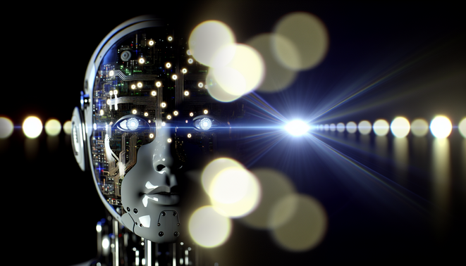 alt_text: "Cover image showcasing AI's healthcare impact, featuring key leaders and tech elements in a modern design."