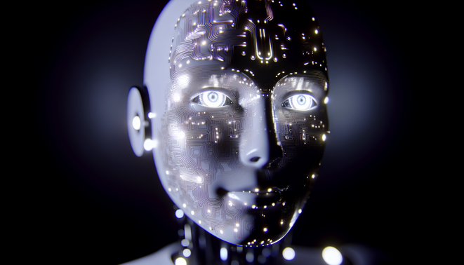 alt_text: "Futuristic cover image depicting LLM integration with automation, showcasing scalability in AI systems."