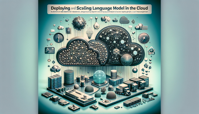 alt_text: Cover design for LLMs in cloud, showcasing cloud services, neural networks, autoscaling, and cost efficiency.