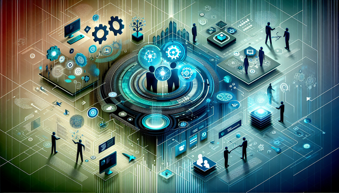 alt_text: A modern cover image for an AI collaboration article featuring key platforms and productivity visuals.