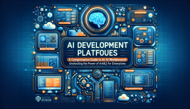 alt_text: Striking cover for an AI guide showcasing Google Vertex AI and AWS SageMaker with tech-themed design.