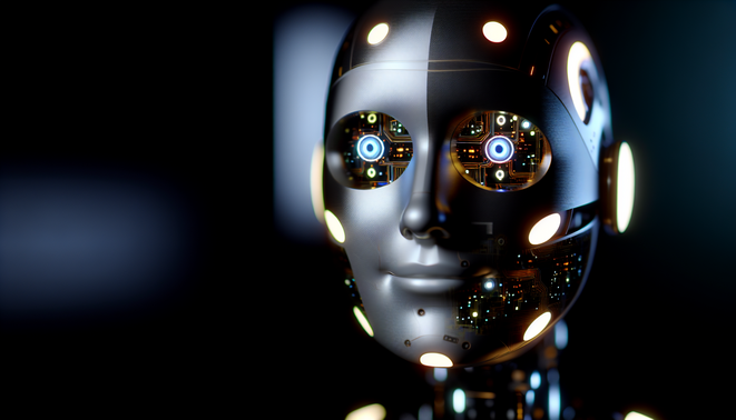 alt_text: Modern cover image for Grammarly's AI-enhanced interface, showcasing productivity and tech elements.