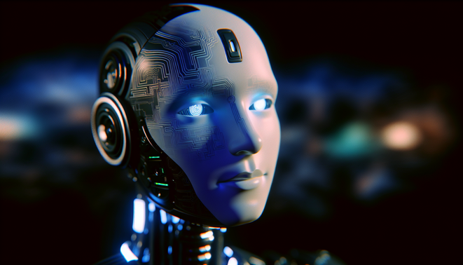 alt_text: Diverse students using AI tools in a vibrant classroom, showcasing academic success and engagement.