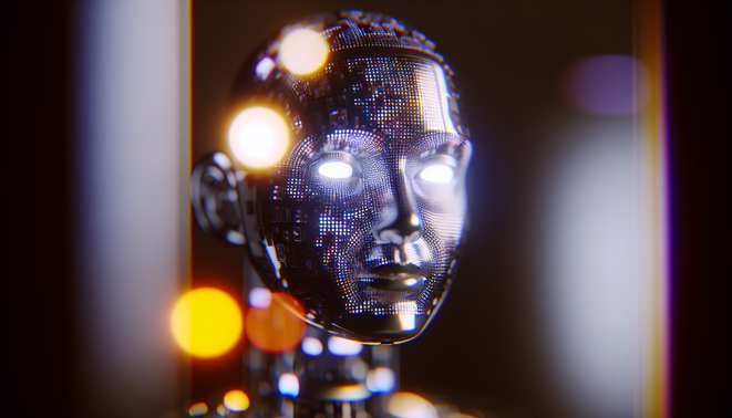 alt_text: A diverse group of men and women collaborating with devices, symbolizing closing the AI gender gap.