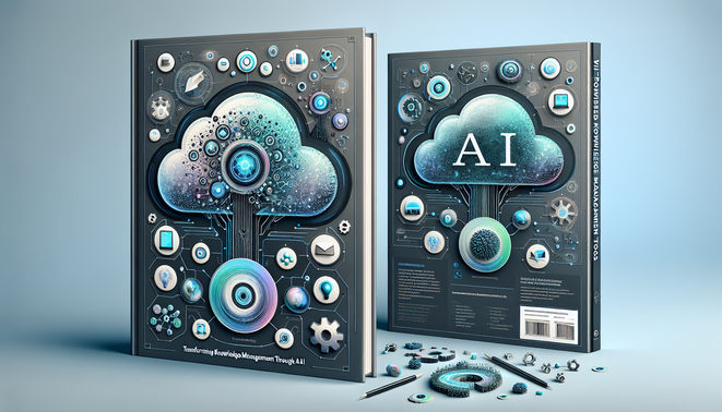 alt_text: A sleek cover design for a guide on AI-powered knowledge management tools featuring Notion AI and Fibery AI.