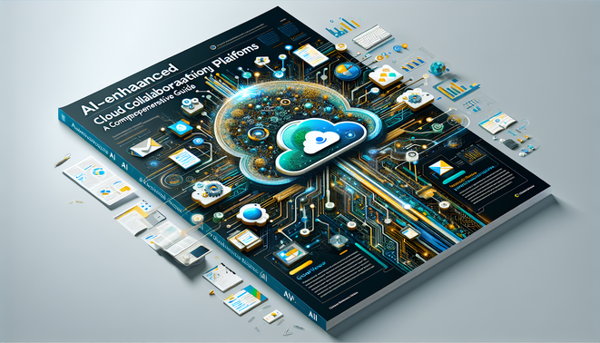 alt_text: A modern cover image for a guide on AI-enhanced cloud collaboration showcasing teamwork and technology.