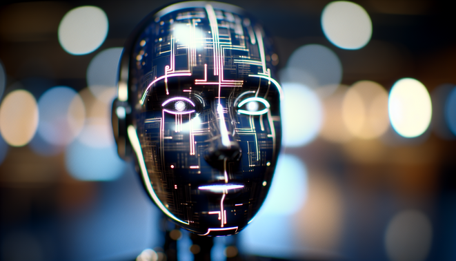 alt_text: "Cover image illustrating AI-driven cyber scams, featuring technology, threats, and protection symbols."