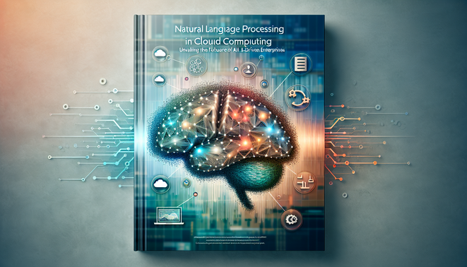 alt_text: A tech-themed cover showcasing AI, NLP, and cloud computing, symbolizing future-driven enterprises.