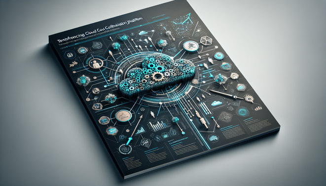 alt_text: A modern cover for a guide on AI-enhanced cloud collaboration, showcasing teamwork and innovation.