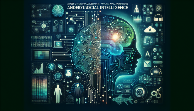 alt_text: A modern book cover illustrating AI with neural networks, digital motifs, and ethical symbols.