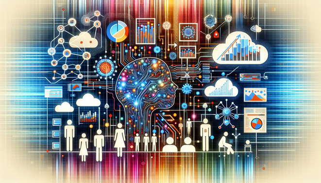 alt_text: A dynamic cover image showcasing AI, cloud motifs, and diversity, emphasizing ethical evaluation.