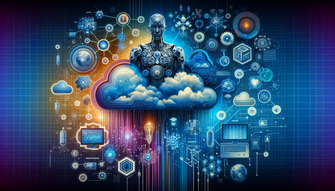 Alt_text: Cover image showcasing a futuristic AI agent in a vibrant cloud, highlighting automation in computing.