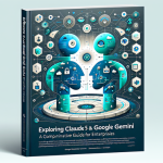 alt_text: Professional cover for "Exploring Claude 5 and Google Gemini," featuring AI imagery and corporate colors.