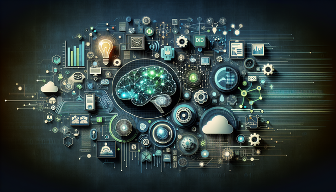 alt_text: A futuristic cover image uniting AI and cloud services with tech motifs, showcasing innovation.