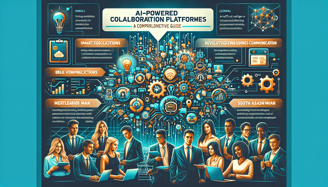 alt_text: A cover image for a guide on AI collaboration platforms, featuring teamwork, AI icons, and modern colors.